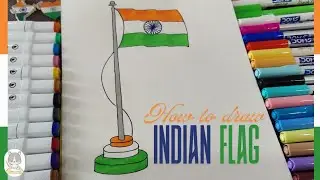Draw Indian National Flag| Indian Flag kaise banaye| Tiranga