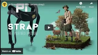 Introducing: The pi Strap(convertible camera strap)📸