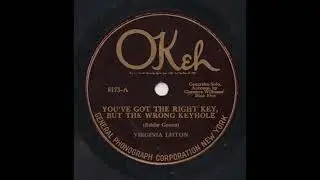 You've Got the Right Key, but the Wrong Keyhole - Virginia Liston with Clarence Williams&rsquo; Blue Five