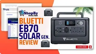 BLUETTI EB70 SOLAR GENERATOR REVIEW ShopBy Online Mall