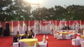#Royal reception Decor # led wall decor #lwans decor #pune Event planner Aousare Event -9921177140