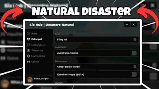 Natural Disaster Survival Script OP!!! | Auto Farm & Fling | Muito mais!! Pastebin 2024 no Key