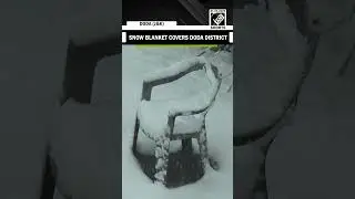 J&K: Doda district transformed into picturesque beauty after fresh snowfall