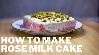 Homemade Rose Milk Cake (Tres leches)