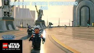 CORUSCANT (DISTRITO METROPOLITANO) COMPLETO AL 100% LEGO STAR WARS THE SKYWALKER SAGA