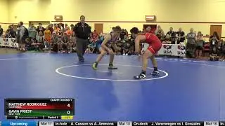 16U 152 Matthew Rodriguez California Vs Gavin Priest New York