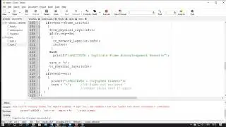 Program 10 (Continued) : C Program to implement Stop and Wait ARQ Protocol