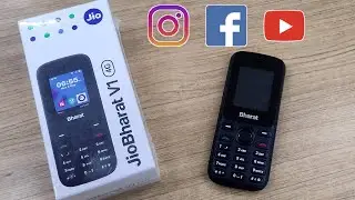 jio Bharat V1 unboxing| jio Bharat phone me YouTube kaise chalaye| jio Bharat k1