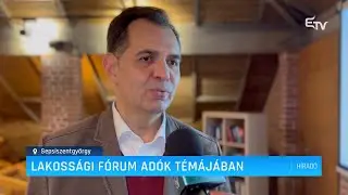 Lakossági fórum adók témájában – Erdély TV