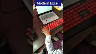 mode function in Excel #shorts #short #excel