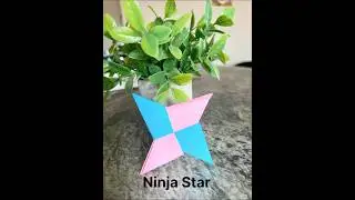 🌀 DIY Ninja Star for Kids | Easy Origami with Craft Paper | Fun Paper Toy Tutorial ✂️📄