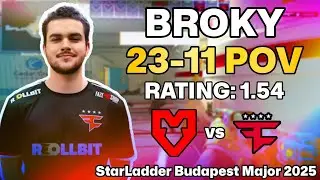 ☢️ BROKY POV: NUKE AWP TAKEOVER vs MOUZ! | QUARTER FINAL StarLadder Budapest Major 2025