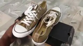 Sneaker Collection:  Converse All Star Chuck Taylor Olive Video 241