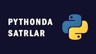 03 Pythonda satrlar bilan ishlash - Python dasturlash tili