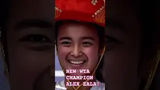 Filipino Tennis Star Makes History#wta #sports #alexeala #tennis #guadalajara #philippines #fyp