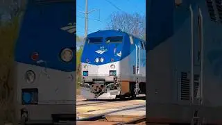 All Aboard! Amtrak Blasting Through Bristol (IL)