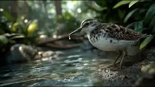 Sandpiper | Peaceful Coastal Bird | Welcome to NVOOVN | A World of Cinematic Animation.