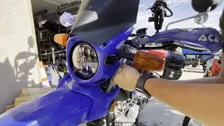 Установка фары JNS Engineering Yamaha XT250