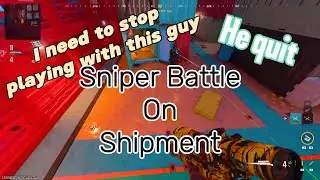 I Shut Down A Cocky Player In A Sniper Fight..MW3
