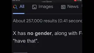 &ldquo;X has no gender&rdquo;