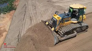 Modern Machinery Shantui Extreme Pushing Soils Huge Steam Bulldozer Special Activities​​ Job