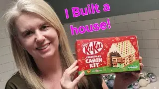 I'm Building A KitKat Christmas Cabin..