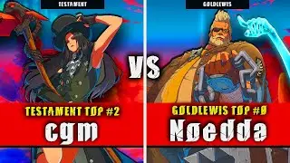 GGST | cgm (Testament) VS Noedda (Goldlewis) | Guilty Gear Strive High level gameplay