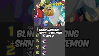 Blind Ranking 5 SHINY Pokemon - Part 002
