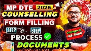 MP DTE Counselling 2025 Registration Process 🔥 | MPDTE Registration 2025 | MPDTE Documents Required