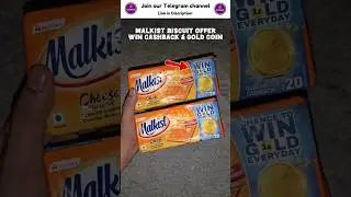Malkist Biscuit Offer Win Cashback & Gold Coin, Malkist Cheese Flavour, Malkist Qr Code Offer