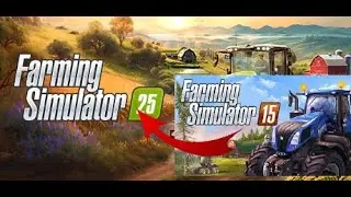 LandwirtschaftsSimulator14 zu LandwirtschaftsSimulator25 Trailer LS22 Ls15 FarmingSimulator #shorts