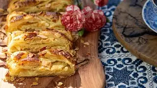 Almond Ricotta Cheesecake Braid (Easy Puff Pastry Recipe!!)