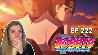 REACTING TO BORUTO EP. 222 [are they gonna go up against one another?]