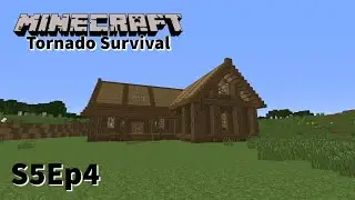 Minecraft Tornado Survival (Localized Weather Mod) S5Ep4: The House!