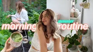 8AM SUMMER MORNING ROUTINE (for self-care & productivity) 𓍊𓋼