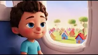 Вжик-вжик Самолёт Поднимается к Облакам | Веселые детские песни