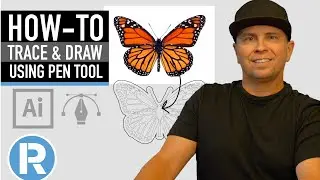Master the Pen Tool in Illustrator: Tracing an Image Beginner's Guide