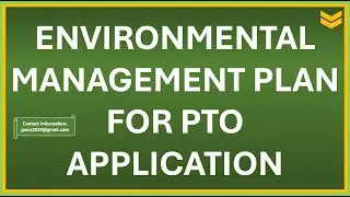 Environmental Management Plan EMP for PTO Application