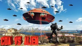 Gli Alieni Attaccano la CDA Risponde al Fuoco - Fallout 4 ITA