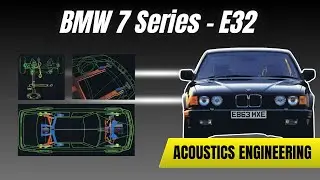 BMW 7 Series (E32) Acoustic Testing & Engineering (German with English Subtitles)