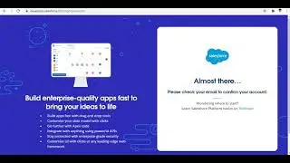 Create free Developer Account in Salesforce