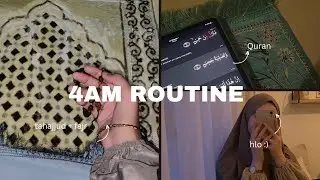 VLOG | 4 AM MUSLIMAH ROUTINE ✨| shermin💗
