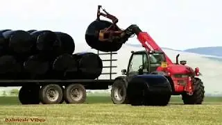 Silage '19 - Collecting Big Round Bales.