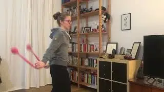 Poi Richtungswechsel durch Drehung und two-beat-weave