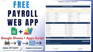Как создать БЕСПЛАТНЫЙ генератор расчетных листков с помощью Google Apps Script и Google Sheets (...