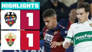 LEVANTE UD 1 - 1 ELCHE CF I RESUMEN LALIGA HYPERMOTION
