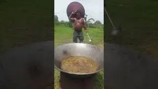 Buffalo Leg Piece Roasting Recipe#villagecooking IndonesiaStyle Cooking#trending #shortvideos #gravy