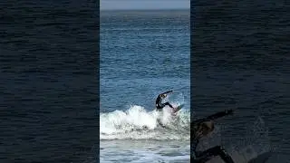 lexi surfing small fun waves #surf #grom #surfboards #waves #beach #beachday #beachvibes #beachlife