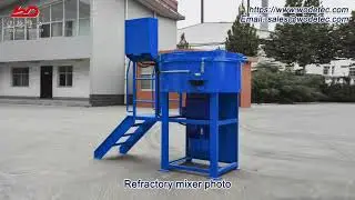 WRM800 refractory  pan mixer