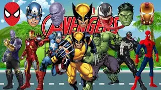 AVENGERS TOYS/Action Figures/Unboxing/Cheap Price/Ironman,Hulk,Thor, Spiderman/Toys.